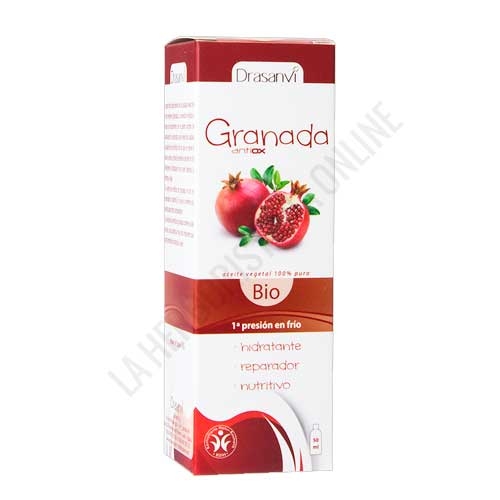 Aceite de Semilla de Granada BIO 100% puro Drasanvi 50 ml.