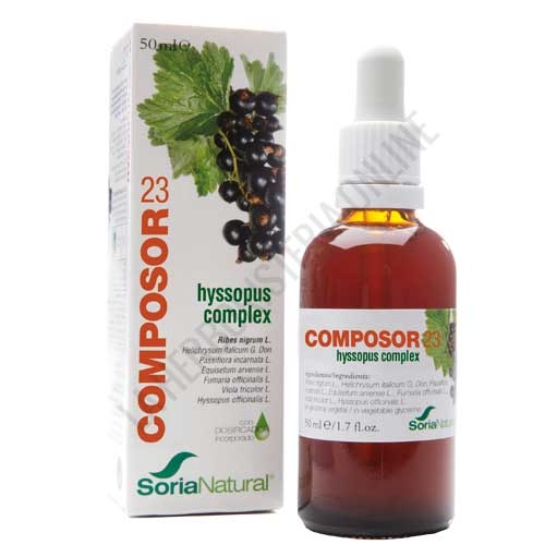 Composor 23 Hyssopus Complex XXI Alergias Soria Natural 50 ml.