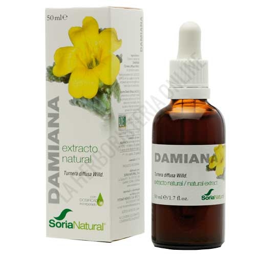 Extracto de Damiana XXI  sin alcohol Soria Natural 50 ml.