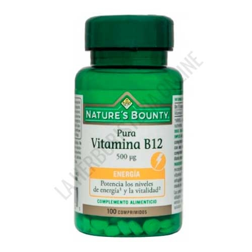 Vitamina B12 500 g Natures Bounty 100 comprimidos