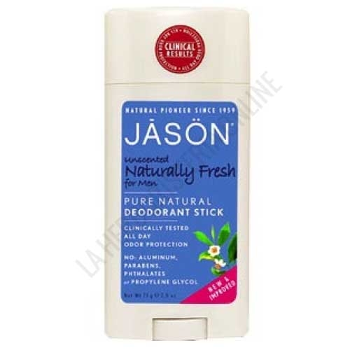 Desodorante Naturally Fresh para hombre Jason stick 71 gr.