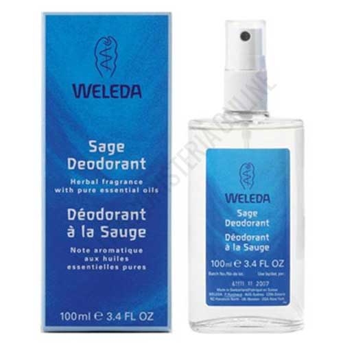 Desodorante de Salvia Weleda spray 100 ml.