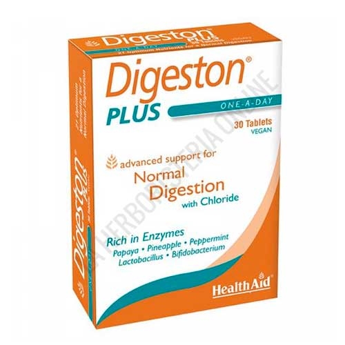 Digeston Plus con prebiticos Health Aid 30 comprimidos