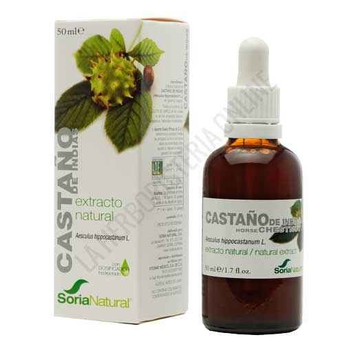Extracto de Castaño de Indias XXI  sin alcohol Soria Natural 50 ml.