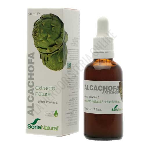 Extracto de Alcachofa XXI  sin alcohol Soria Natural 50 ml.