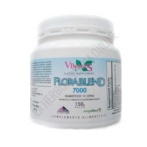 FloraBlend 7000 mezcla probitica gastrorresistente VByotics 150 g.