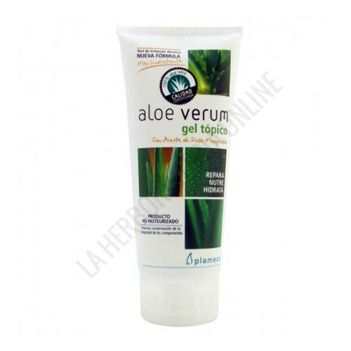 Aloe Verum Topico gel de Aloe Vera y Rosa Mosqueta Plameca 200 ml.