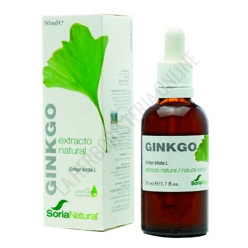 Extracto de Ginkgo Biloba XXI  Soria Natural 50 ml. con dosificador