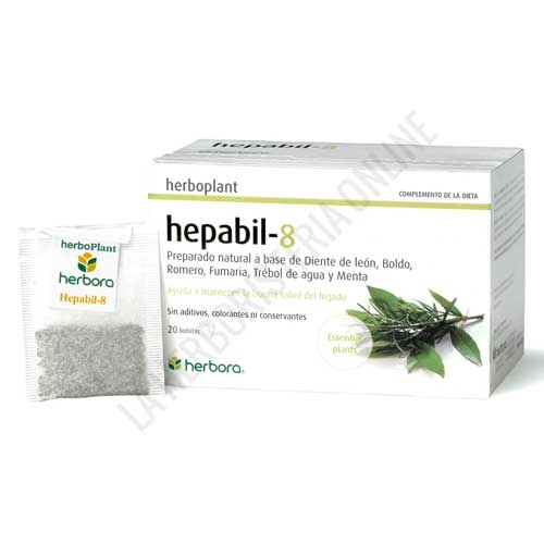 OFERTA Hepabil 8 Herbora 20 infusiones