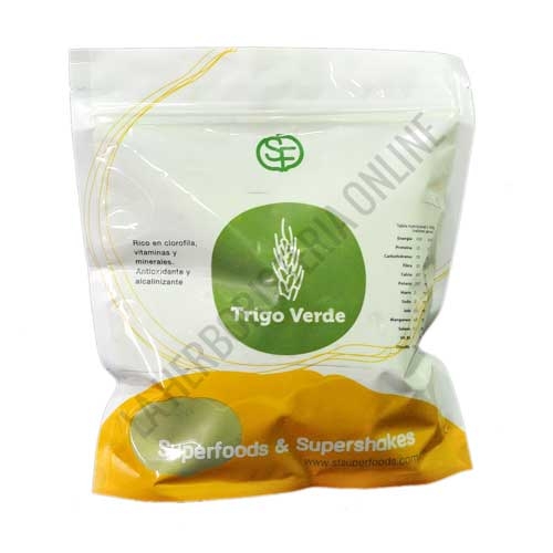 Hierba de Trigo Verde pulverizada Ecolgica Superfoods Energy Fruits 500 gr.