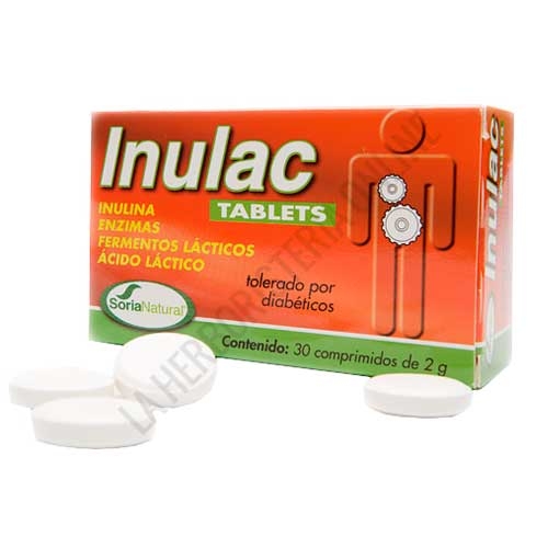 Inulac Tablets Soria Natural 30 comprimidos