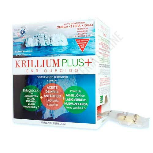 Krillium Plus + Enriquecido Targeted Nutrients 90 cápsulas + 30 perlas