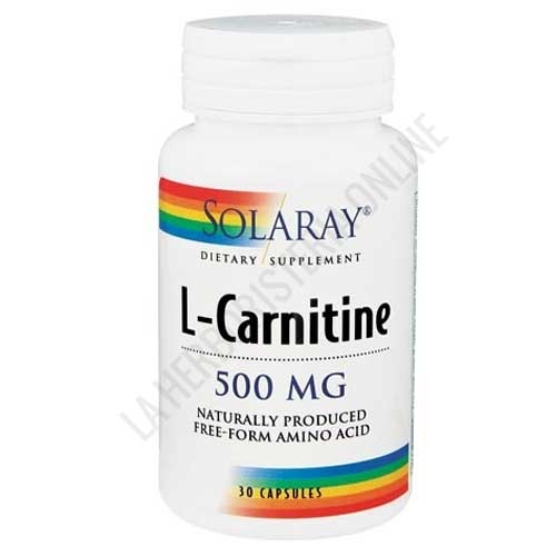 does l carnitine increase androgen receptors L-Carnitina 500 mg. Solaray en forma libre 30 cápsulas | SOLARAY