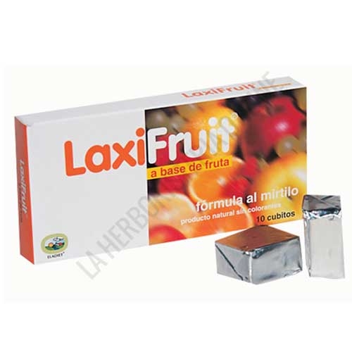 Laxifruit a base de fruta Eladiet 10 cubitos