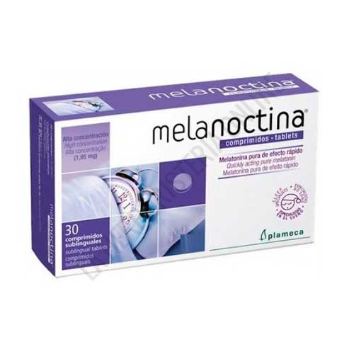Melanoctina Melatonina pura 1,95 mg. Plameca 30 comprimidos sublinguales