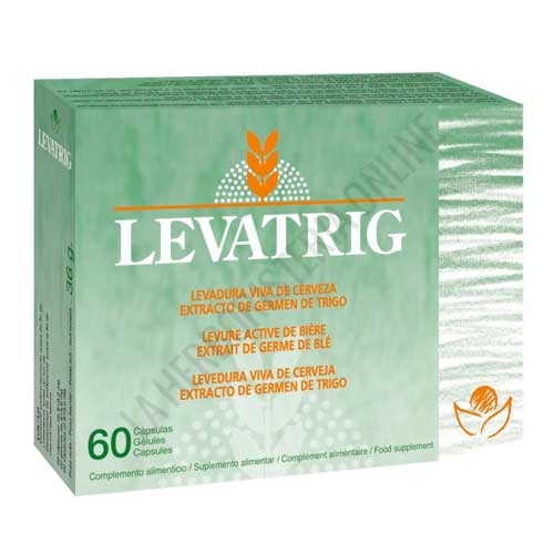 Levatrig Levadura viva de cerveza + Germen de Trigo Bioserum 60 cápsulas - Levatrig de Bioserum ayuda al cuidado y mantenimiento de la piel, uñas, cabello y mucosas, contribuyendo a reducir sus alteraciones.