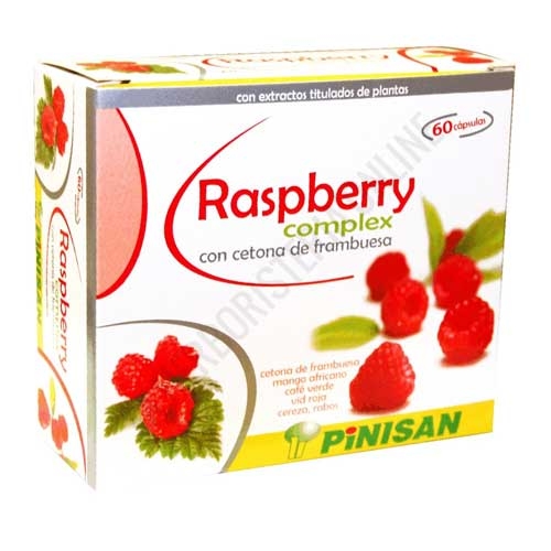 Raspberry Complex Pinisan 60 cápsulas - PRODUCTO DESCATALOGADO POR EL LABORATORIO FABRICANTE.