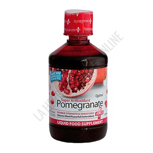 Zumo de Granada Antioxidante Alta Potencia Optima 500 ml.