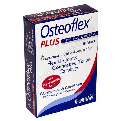 Osteoflex Plus con Ácido Hialurónico Health Aid 30 comprimidos