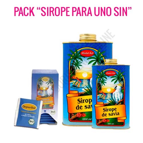 Pack Ahorro Sirope Para Uno Sin Cayena Sirope de Savia Madal Bal 