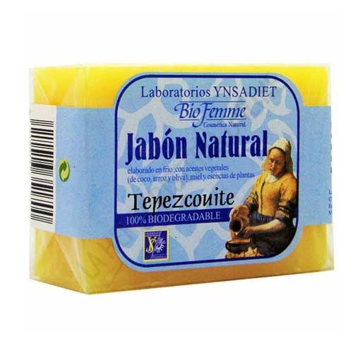 Jabn natural de Tepezcohuite Bifemme Ynsadiet 100 gr.