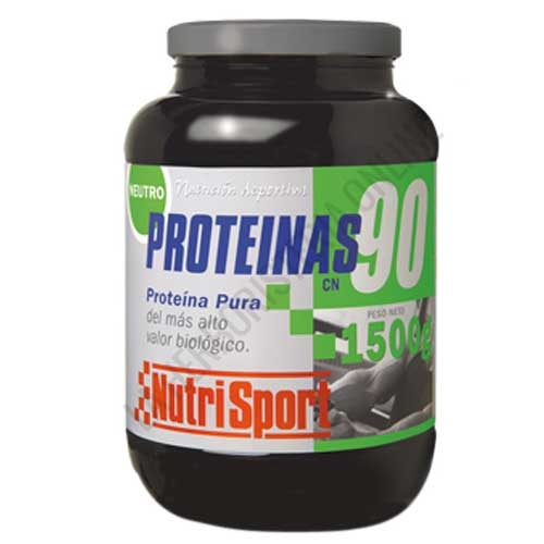 Proteinas 90 Nutrisport sabor neutro bote 1500 gr.