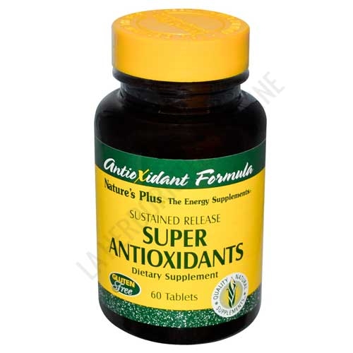 Super Antioxidants accin retardada Natures Plus 60 comprimidos