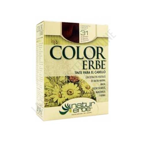 Tinte vegetal Color Erbe sin amoniaco - 31 CASTAO CAOBA VIOLIN