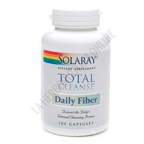 Total Cleanse Daily Fiber Solaray 120 cápsulas